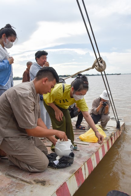 Buddhist Dieu Nguyet 's death Anniversary at Minh Chat ashram, Can Tho Province