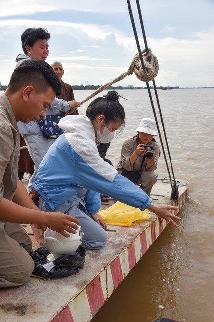 Buddhist Dieu Nguyet 's death Anniversary at Minh Chat ashram, Can Tho Province