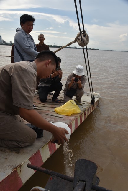 Buddhist Dieu Nguyet 's death Anniversary at Minh Chat ashram, Can Tho Province