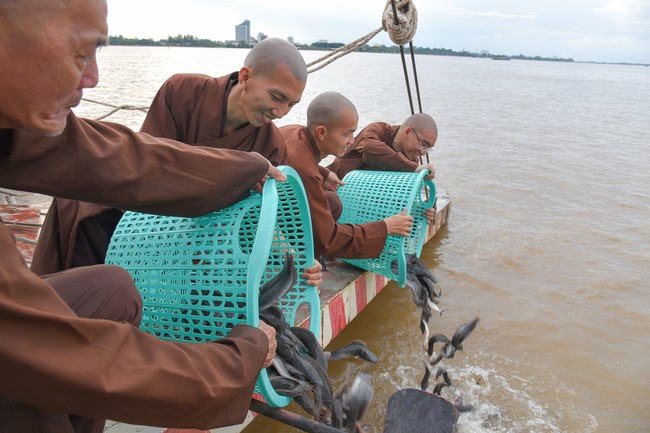 Buddhist Dieu Nguyet 's death Anniversary at Minh Chat ashram, Can Tho Province