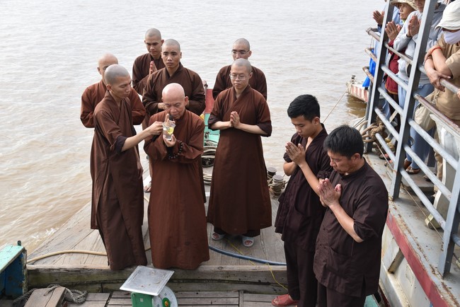 Buddhist Dieu Nguyet 's death Anniversary at Minh Chat ashram, Can Tho Province