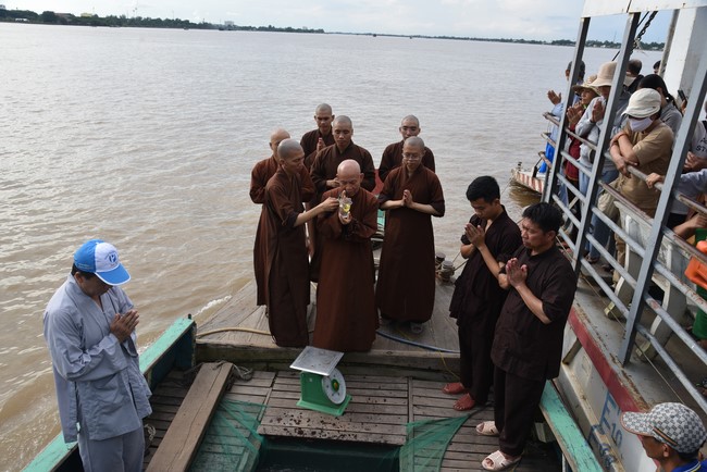 Buddhist Dieu Nguyet 's death Anniversary at Minh Chat ashram, Can Tho Province