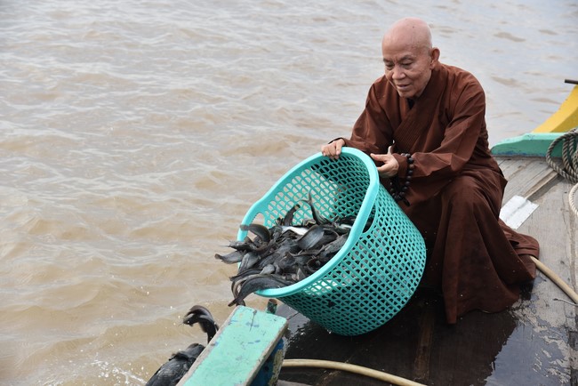 Buddhist Dieu Nguyet 's death Anniversary at Minh Chat ashram, Can Tho Province