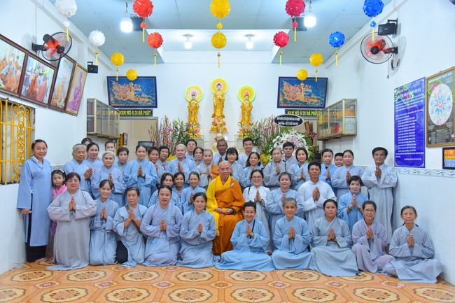 Buddhist Dieu Nguyet 's death Anniversary at Minh Chat ashram, Can Tho Province
