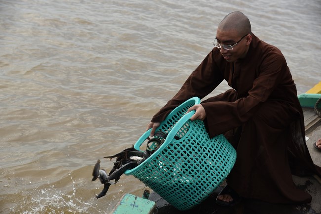 Buddhist Dieu Nguyet 's death Anniversary at Minh Chat ashram, Can Tho Province