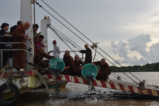 Buddhist Dieu Nguyet 's death Anniversary at Minh Chat ashram, Can Tho Province