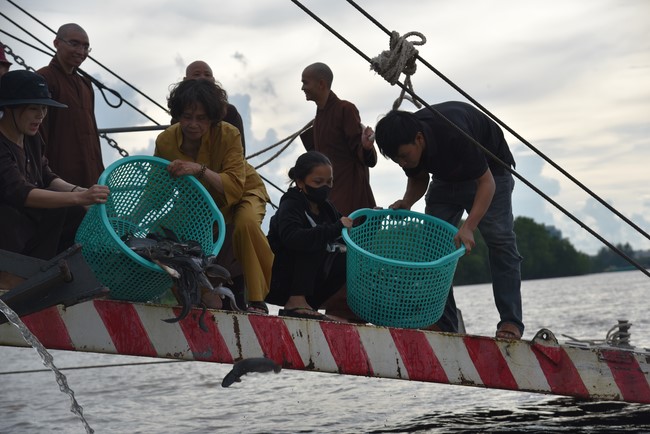 Buddhist Dieu Nguyet 's death Anniversary at Minh Chat ashram, Can Tho Province