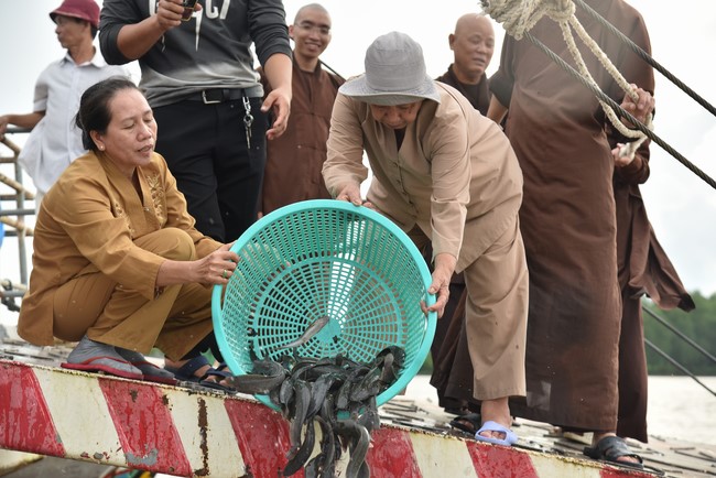 Buddhist Dieu Nguyet 's death Anniversary at Minh Chat ashram, Can Tho Province