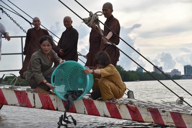 Buddhist Dieu Nguyet 's death Anniversary at Minh Chat ashram, Can Tho Province