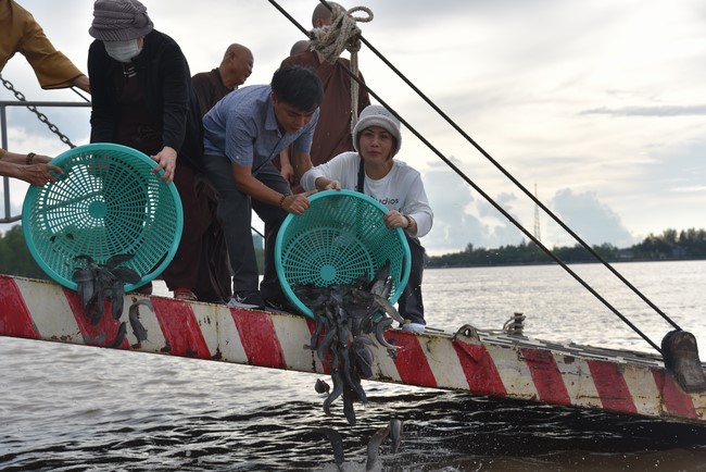 Buddhist Dieu Nguyet 's death Anniversary at Minh Chat ashram, Can Tho Province