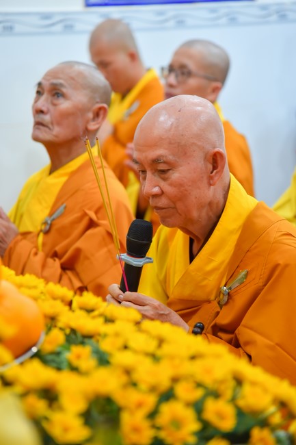 Buddhist Dieu Nguyet 's death Anniversary at Minh Chat ashram, Can Tho Province