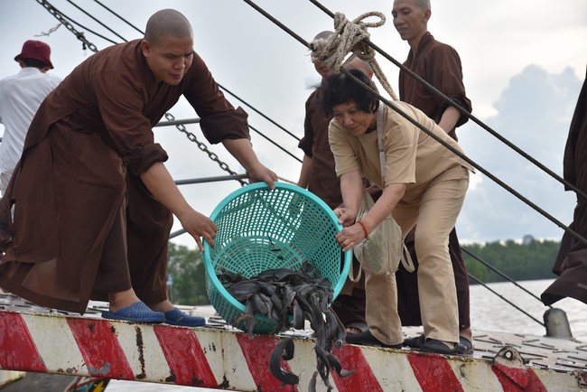 Buddhist Dieu Nguyet 's death Anniversary at Minh Chat ashram, Can Tho Province