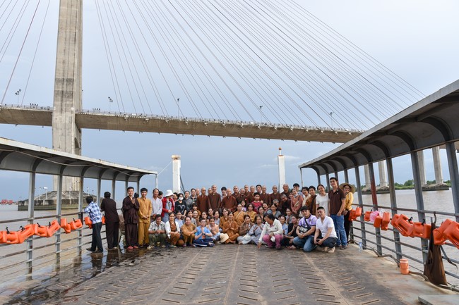 Buddhist Dieu Nguyet 's death Anniversary at Minh Chat ashram, Can Tho Province
