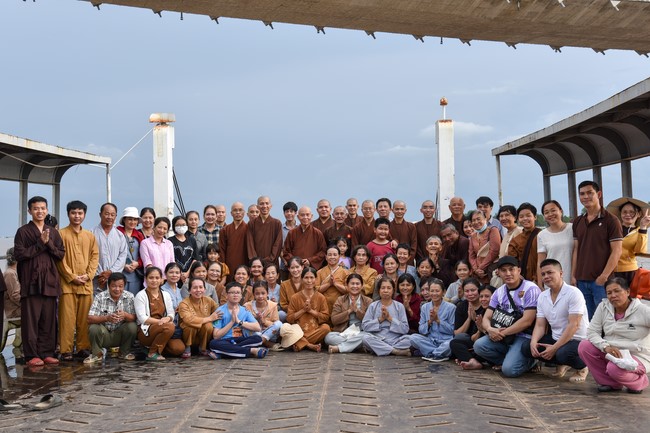 Buddhist Dieu Nguyet 's death Anniversary at Minh Chat ashram, Can Tho Province