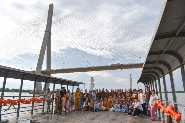 Buddhist Dieu Nguyet 's death Anniversary at Minh Chat ashram, Can Tho Province