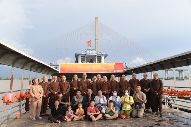 Buddhist Dieu Nguyet 's death Anniversary at Minh Chat ashram, Can Tho Province