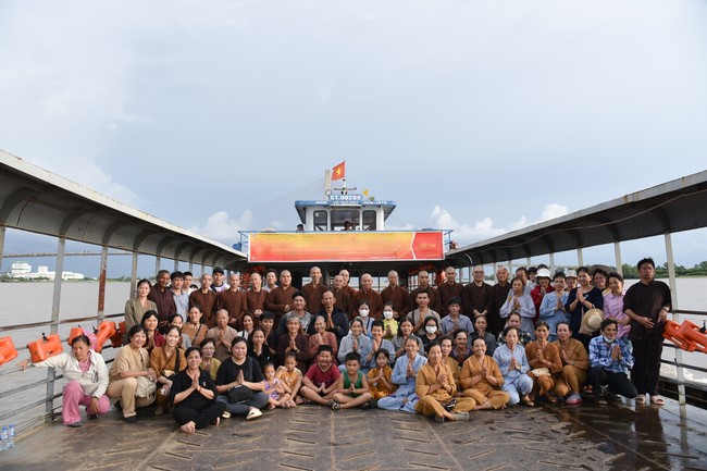 Buddhist Dieu Nguyet 's death Anniversary at Minh Chat ashram, Can Tho Province