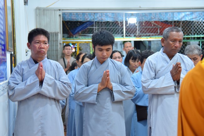 Buddhist Dieu Nguyet 's death Anniversary at Minh Chat ashram, Can Tho Province