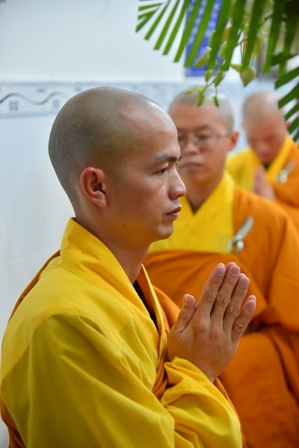 Buddhist Dieu Nguyet 's death Anniversary at Minh Chat ashram, Can Tho Province
