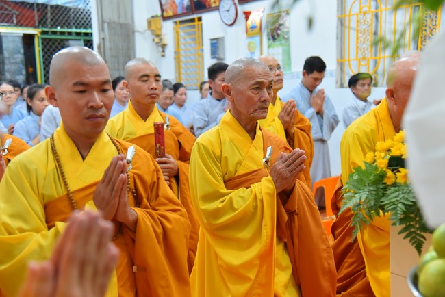 Buddhist Dieu Nguyet 's death Anniversary at Minh Chat ashram, Can Tho Province