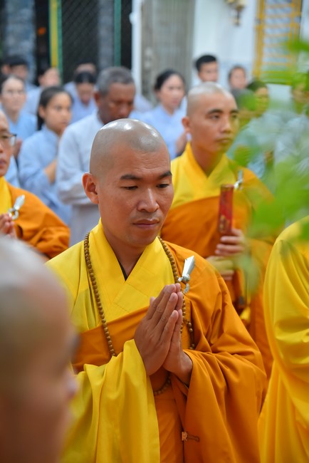 Buddhist Dieu Nguyet 's death Anniversary at Minh Chat ashram, Can Tho Province