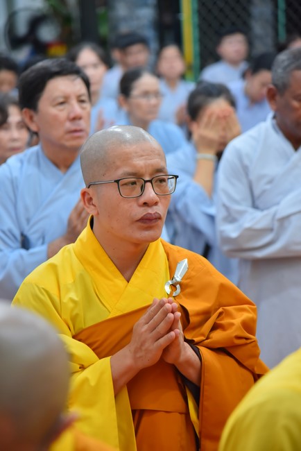 Buddhist Dieu Nguyet 's death Anniversary at Minh Chat ashram, Can Tho Province