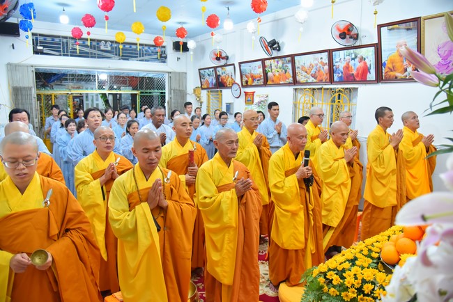 Buddhist Dieu Nguyet 's death Anniversary at Minh Chat ashram, Can Tho Province