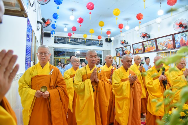 Buddhist Dieu Nguyet 's death Anniversary at Minh Chat ashram, Can Tho Province