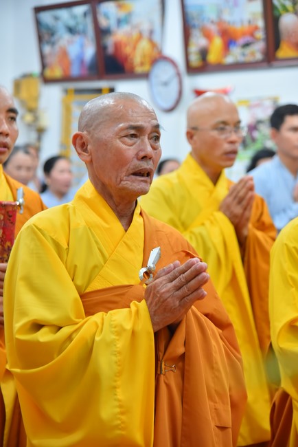 Buddhist Dieu Nguyet 's death Anniversary at Minh Chat ashram, Can Tho Province