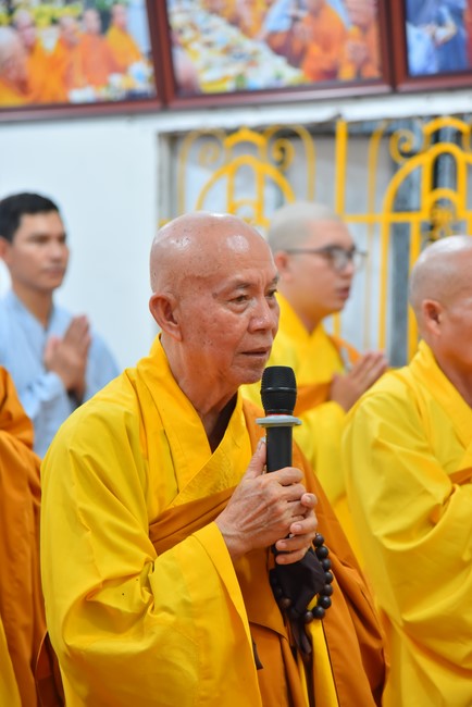 Buddhist Dieu Nguyet 's death Anniversary at Minh Chat ashram, Can Tho Province
