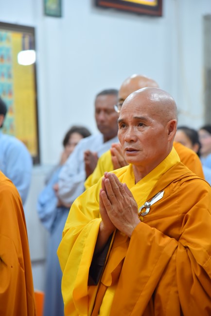 Buddhist Dieu Nguyet 's death Anniversary at Minh Chat ashram, Can Tho Province