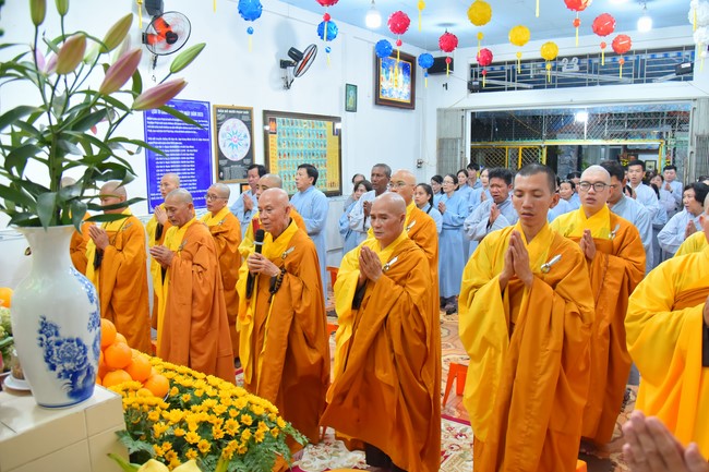 Buddhist Dieu Nguyet 's death Anniversary at Minh Chat ashram, Can Tho Province