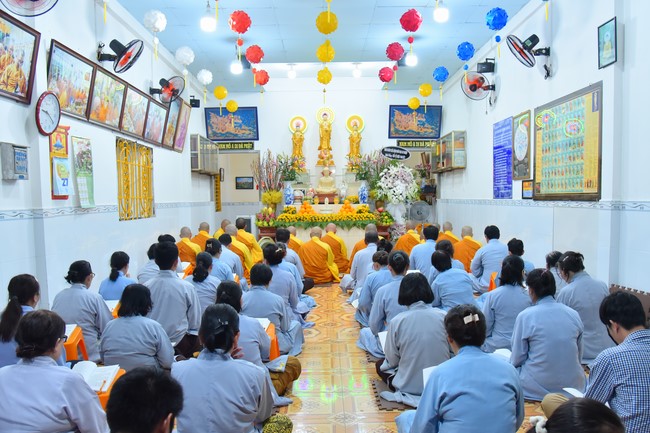 Buddhist Dieu Nguyet 's death Anniversary at Minh Chat ashram, Can Tho Province