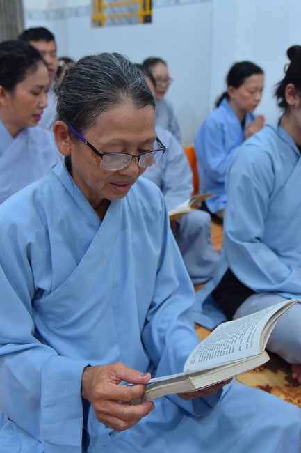 Buddhist Dieu Nguyet 's death Anniversary at Minh Chat ashram, Can Tho Province