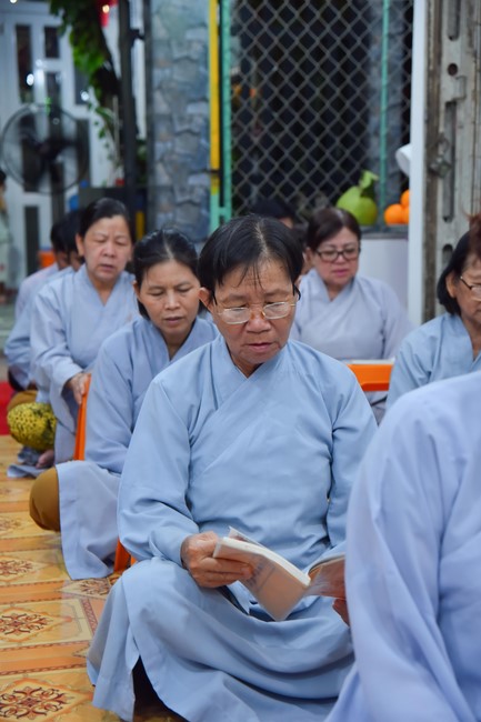 Buddhist Dieu Nguyet 's death Anniversary at Minh Chat ashram, Can Tho Province