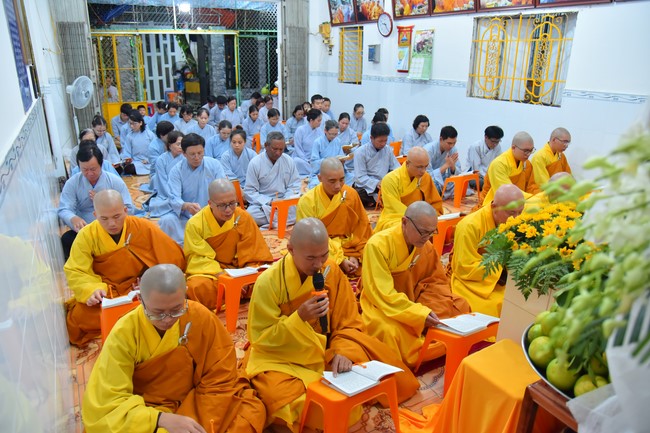 Buddhist Dieu Nguyet 's death Anniversary at Minh Chat ashram, Can Tho Province