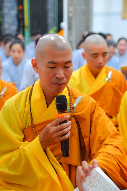 Buddhist Dieu Nguyet 's death Anniversary at Minh Chat ashram, Can Tho Province