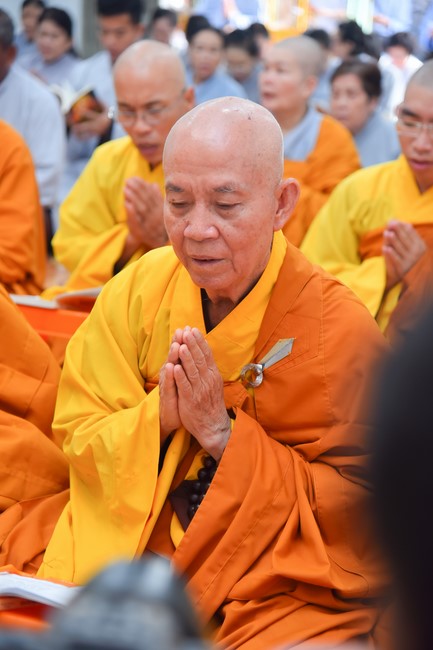 Buddhist Dieu Nguyet 's death Anniversary at Minh Chat ashram, Can Tho Province