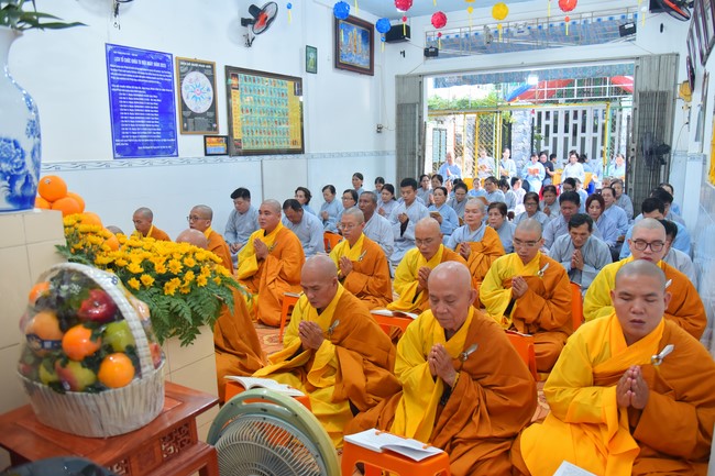 Buddhist Dieu Nguyet 's death Anniversary at Minh Chat ashram, Can Tho Province