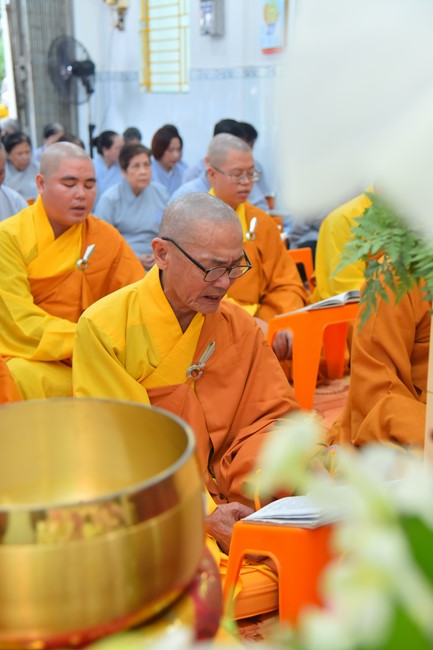 Buddhist Dieu Nguyet 's death Anniversary at Minh Chat ashram, Can Tho Province