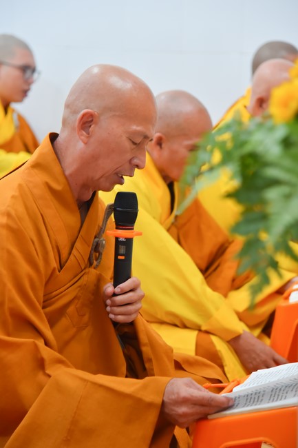 Buddhist Dieu Nguyet 's death Anniversary at Minh Chat ashram, Can Tho Province