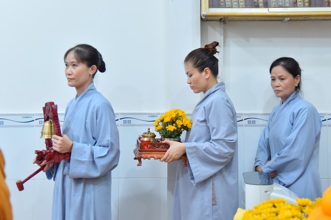 Buddhist Dieu Nguyet 's death Anniversary at Minh Chat ashram, Can Tho Province