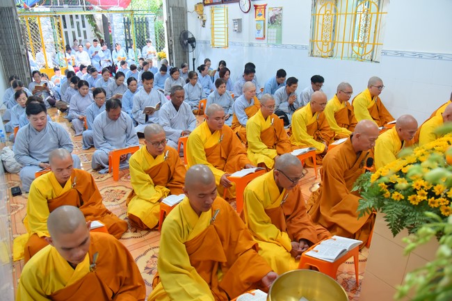 Buddhist Dieu Nguyet 's death Anniversary at Minh Chat ashram, Can Tho Province