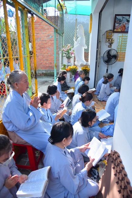 Buddhist Dieu Nguyet 's death Anniversary at Minh Chat ashram, Can Tho Province