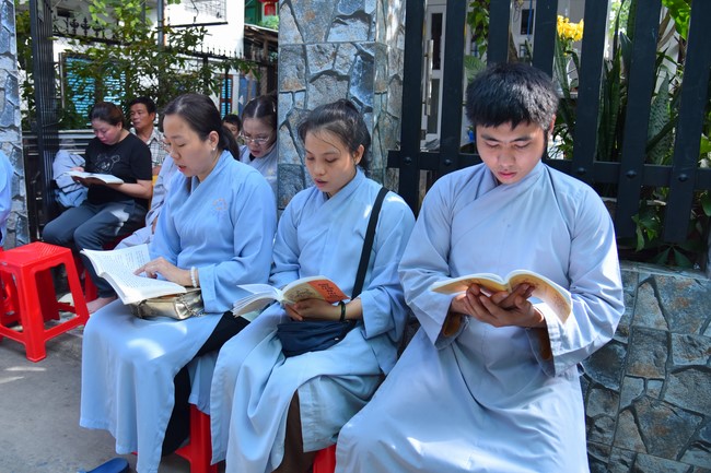 Buddhist Dieu Nguyet 's death Anniversary at Minh Chat ashram, Can Tho Province