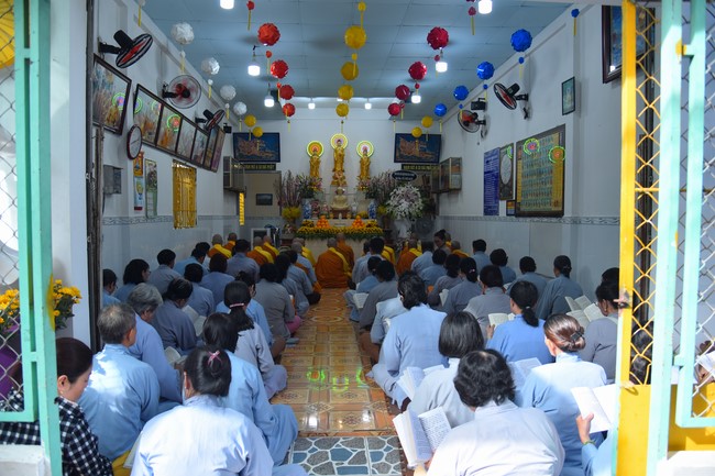 Buddhist Dieu Nguyet 's death Anniversary at Minh Chat ashram, Can Tho Province