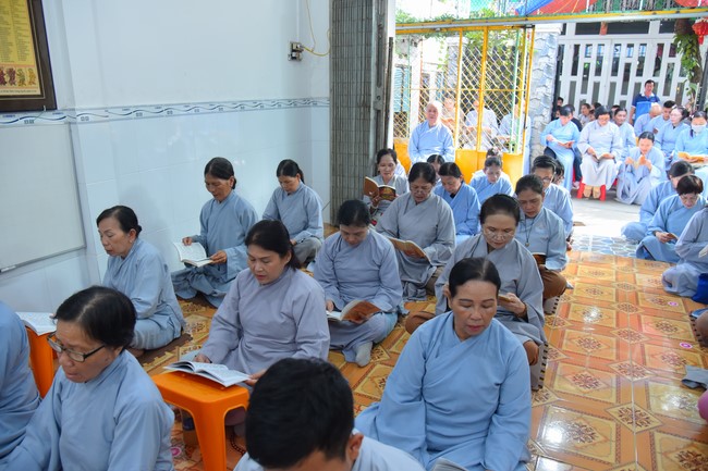 Buddhist Dieu Nguyet 's death Anniversary at Minh Chat ashram, Can Tho Province