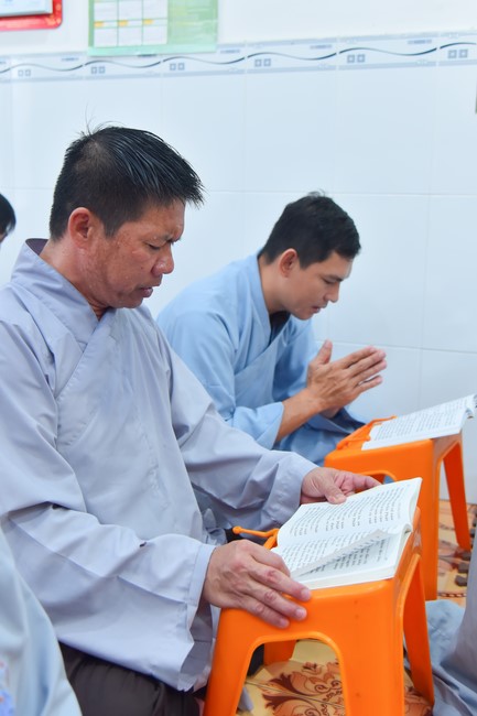 Buddhist Dieu Nguyet 's death Anniversary at Minh Chat ashram, Can Tho Province