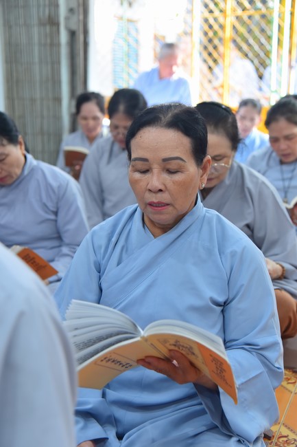 Buddhist Dieu Nguyet 's death Anniversary at Minh Chat ashram, Can Tho Province