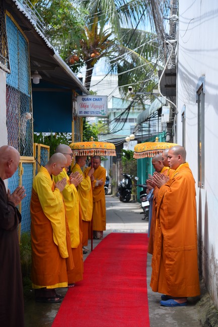 Buddhist Dieu Nguyet 's death Anniversary at Minh Chat ashram, Can Tho Province